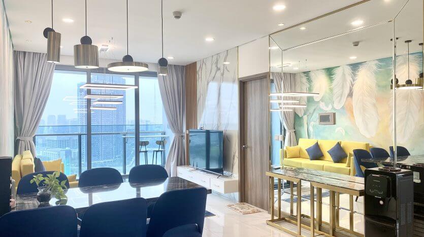 2 bedroom apartment for rent in Sunwah Pearl - River view
