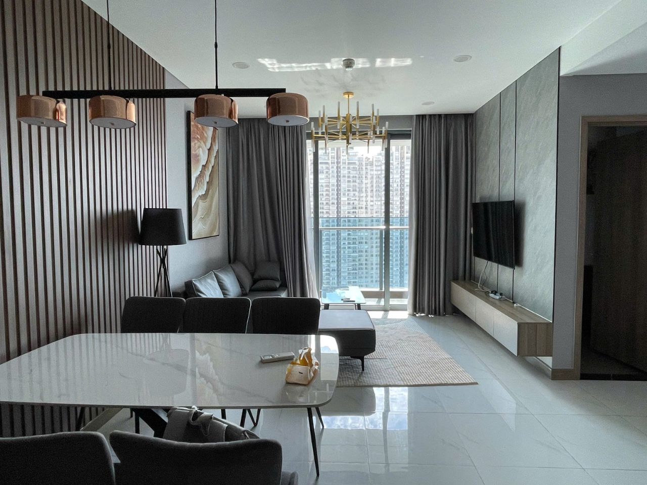Sunwah Pearl Golden House 2 bedrooms for rent riverside